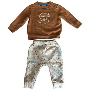 Cat & Jack Matching Set Milk and Cookies